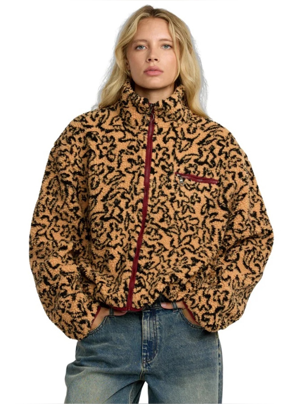 RVCA Oh Hush Sherpa Jacket Small